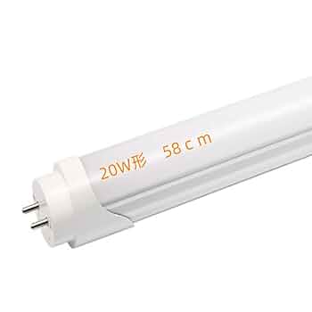 Amazon | LED蛍光灯 直管 20W形 580mm グロー式専用工事不要